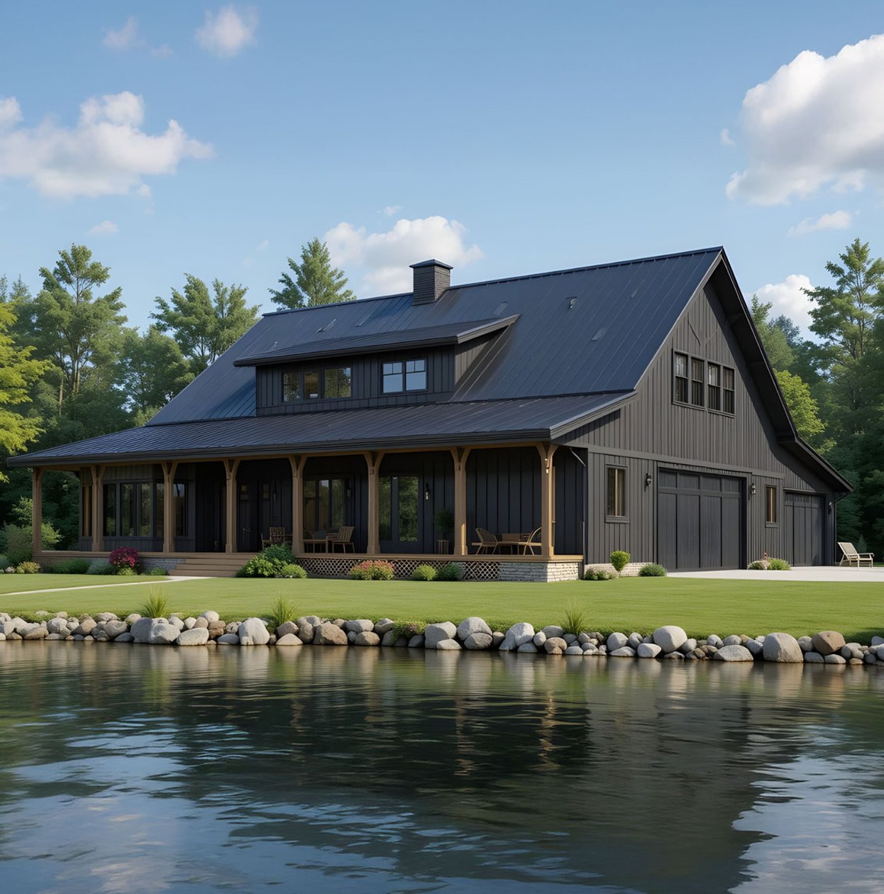 metal roof installation